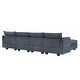 preview thumbnail 23 of 31, Modern U-Shape Sectional Sofa, Convertible Sofa Bed for Living Room with Storage Spaces