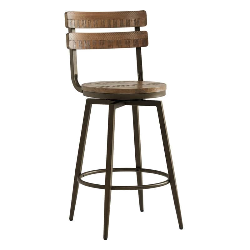 Austin Metal Base Swivel Counter Height Bar Stools Set