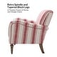 preview thumbnail 47 of 47, Seip Classic and Contemporary Striped Arm Chair with Spindle Legs by HULALA HOME