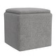 preview thumbnail 23 of 66, HomePop Storage Ottoman with Tray Top