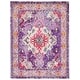 preview thumbnail 109 of 164, SAFAVIEH Monaco Lillie Boho Medallion Distressed Area Rug 8' x 10' - Violet/Fuchsia