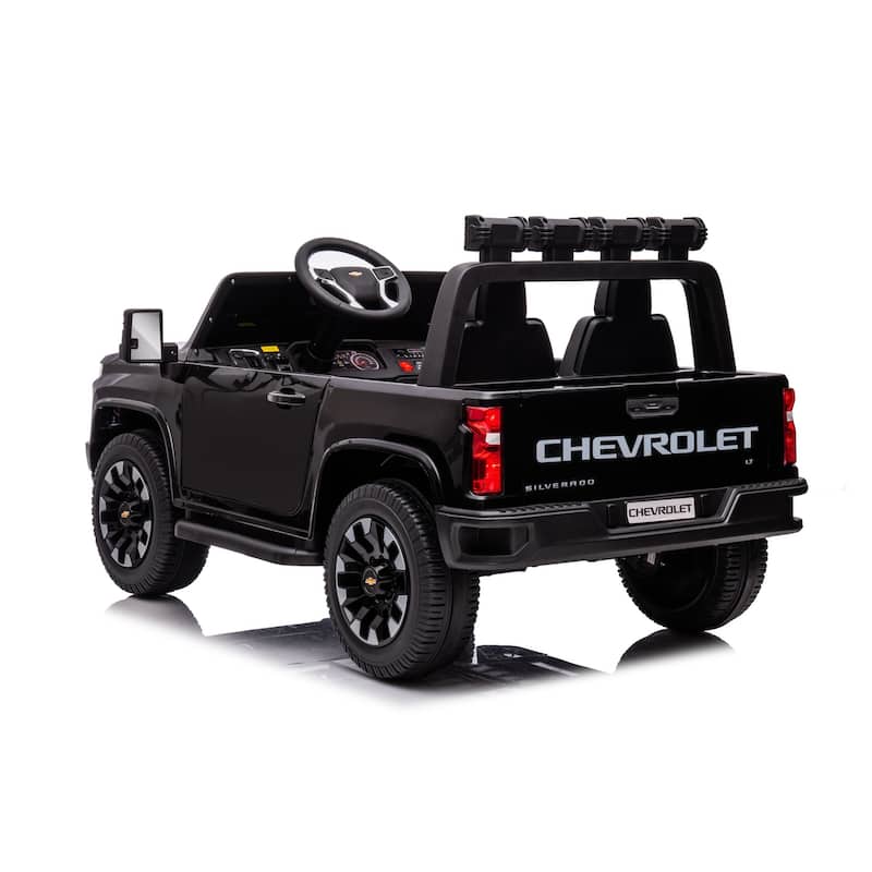 24V 4x4 Chevrolet Silverado 2 Seater Ride on Truck for Kids