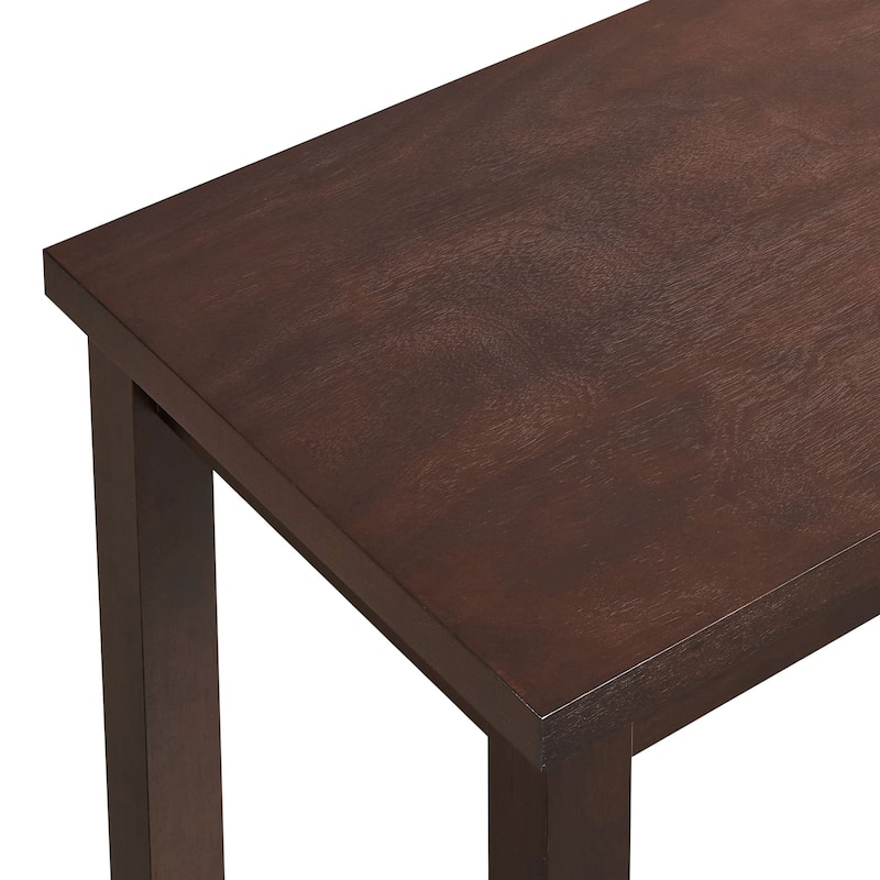 Rectangular Solid Bar Table - 36" - Espresso Finish
