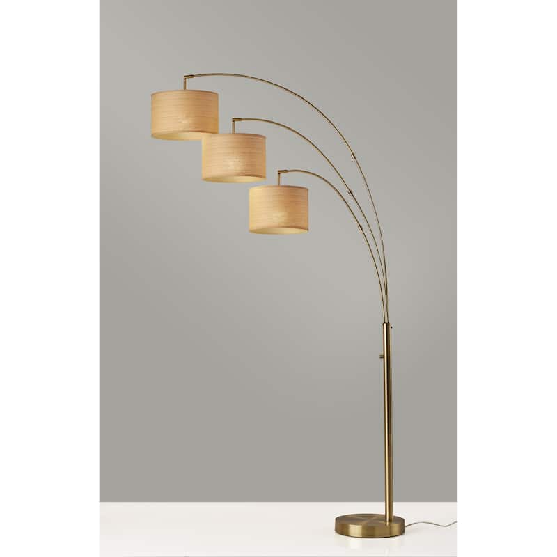 Adesso Bowery 3-Arm Arc Lamp