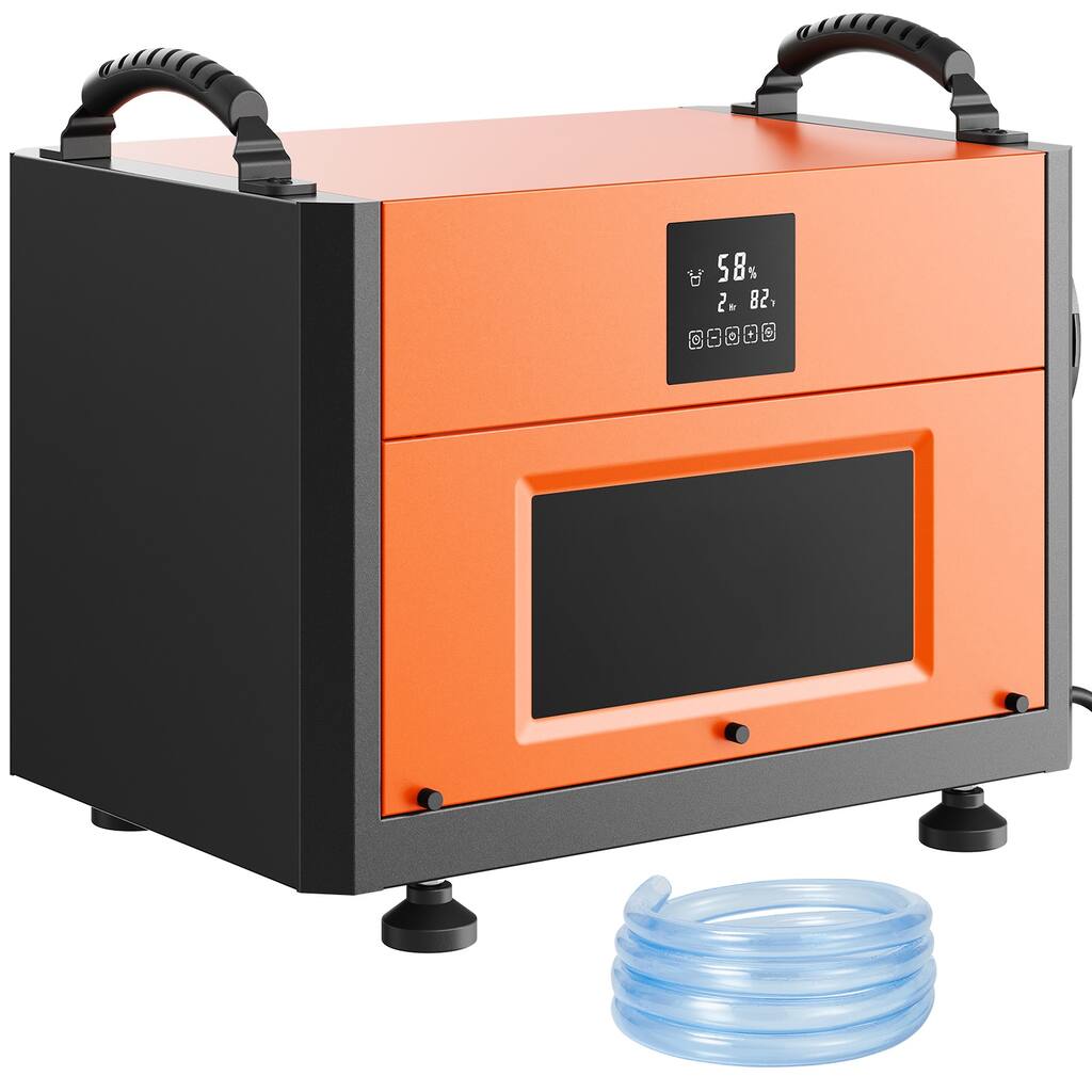 156 Pints Commercial Dehumidifier with Drain Hose for Crawl Spaces, Basements Warehouse & Job Sites - 156 Pints