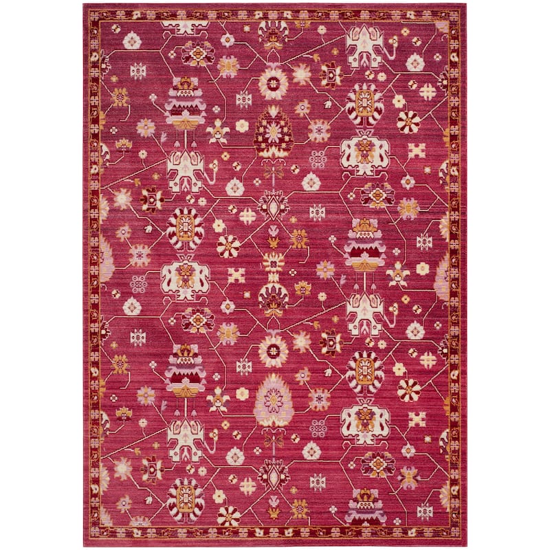SAFAVIEH Valencia Raushan Distressed Vintage Boho Oriental Polyester Rug