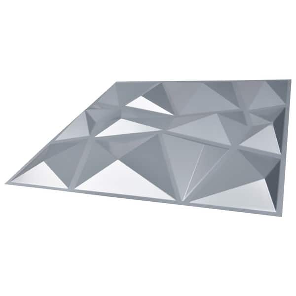 Shop Art3d 3d Wall Panels Pvc Diamond Design 32 Sq Ft