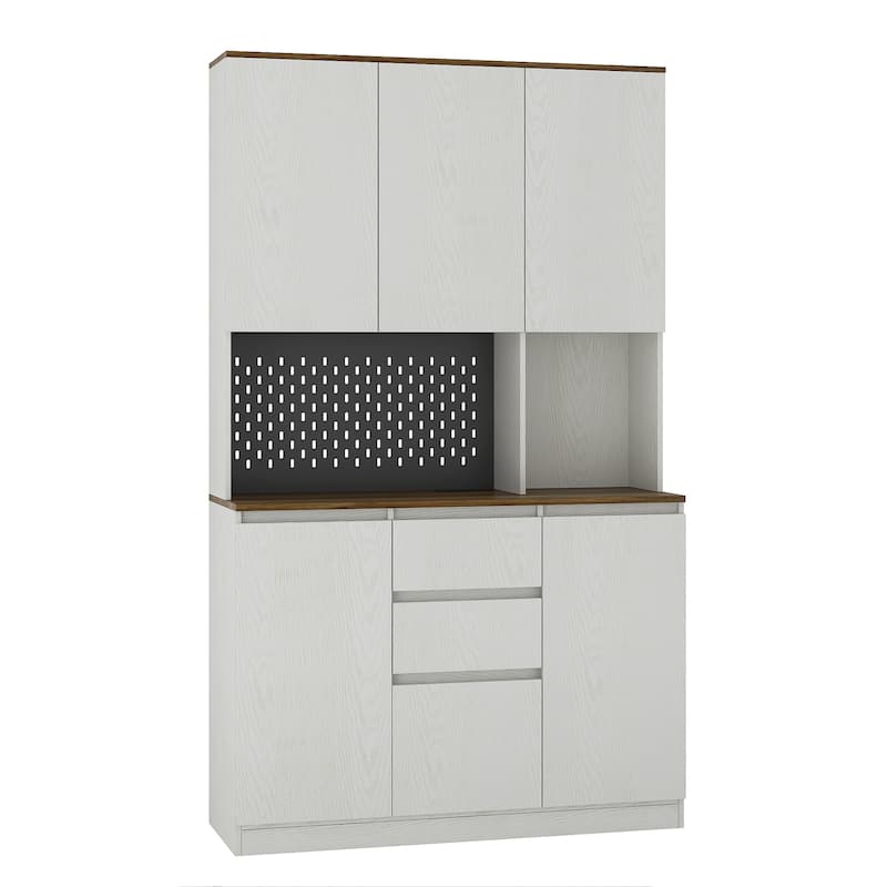 Freestanding Buffet Cupboards Sideboard with Charging Station