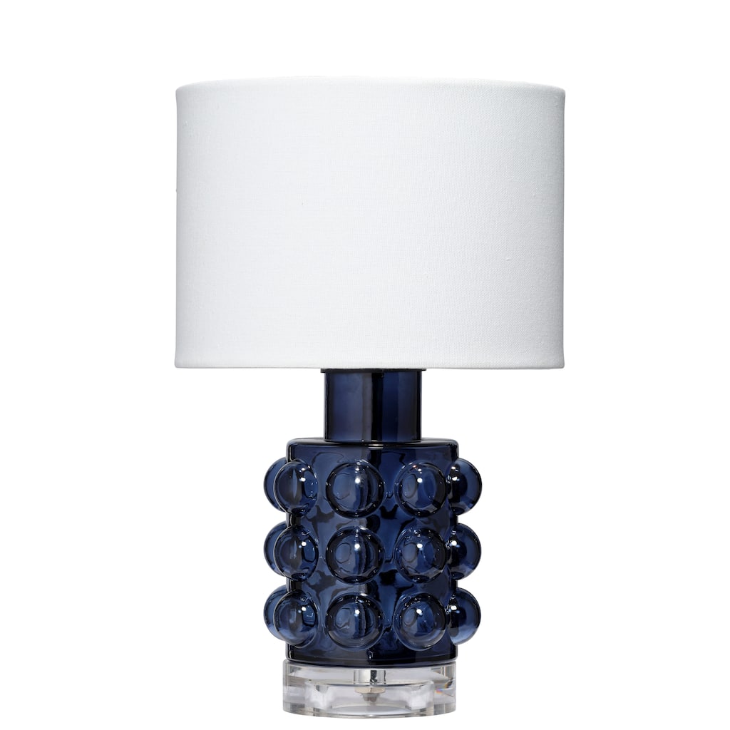 Alden Decor Athena 11.25 inch Glass Table Lamp