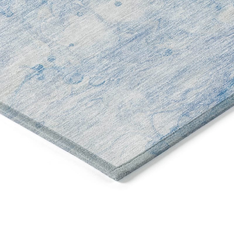 Machine Washable Indoor/ Outdoor Chantille Abstract Modern Rug