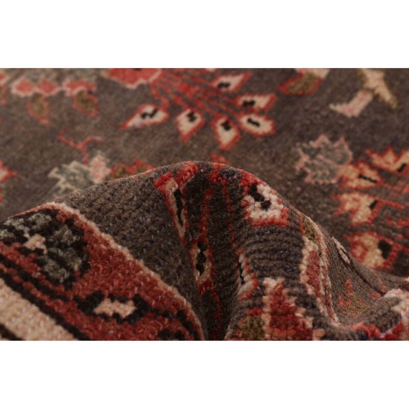 ECARPETGALLERY Hand-knotted Andelz Grey Wool Rug - 3'2 x 13'7