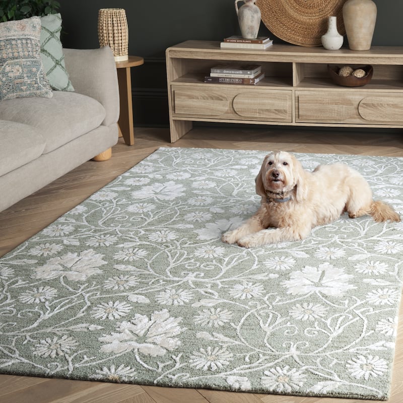 SAFAVIEH Handmade Glamour Hadwiga Wool Rug