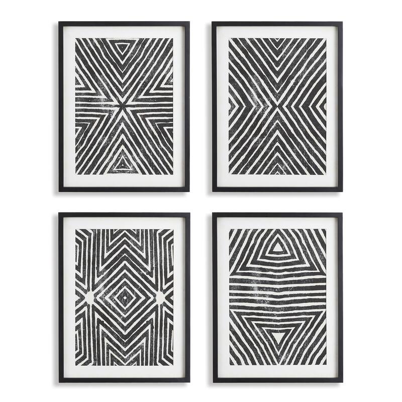 Achromatic Geometric Prints