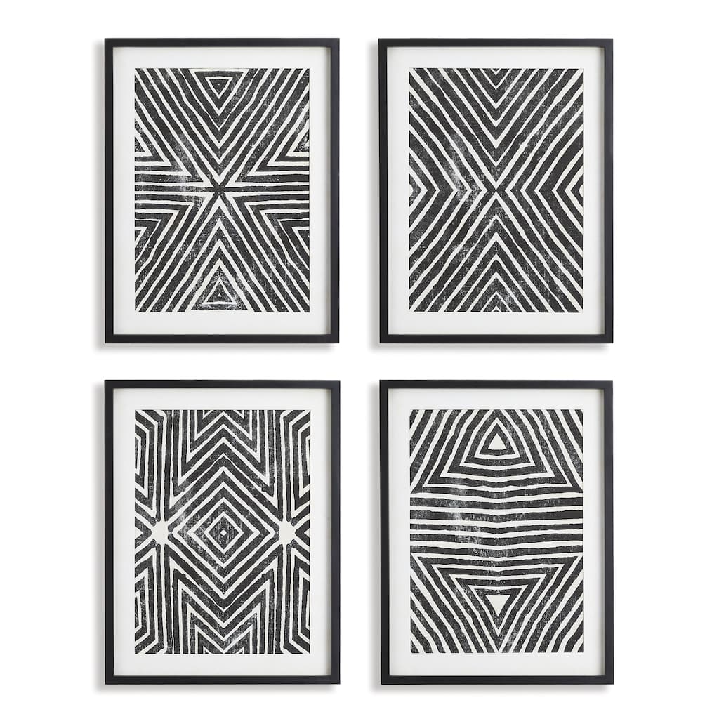 Achromatic Geometric Prints