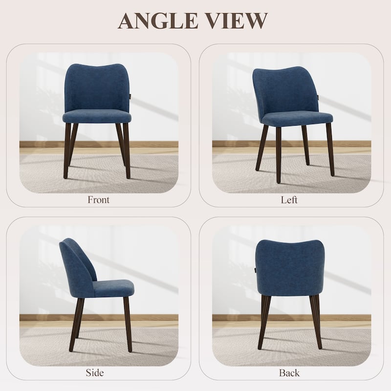 Modern Dining Chairs Upholstered Kitchen Chairs (set of 2)