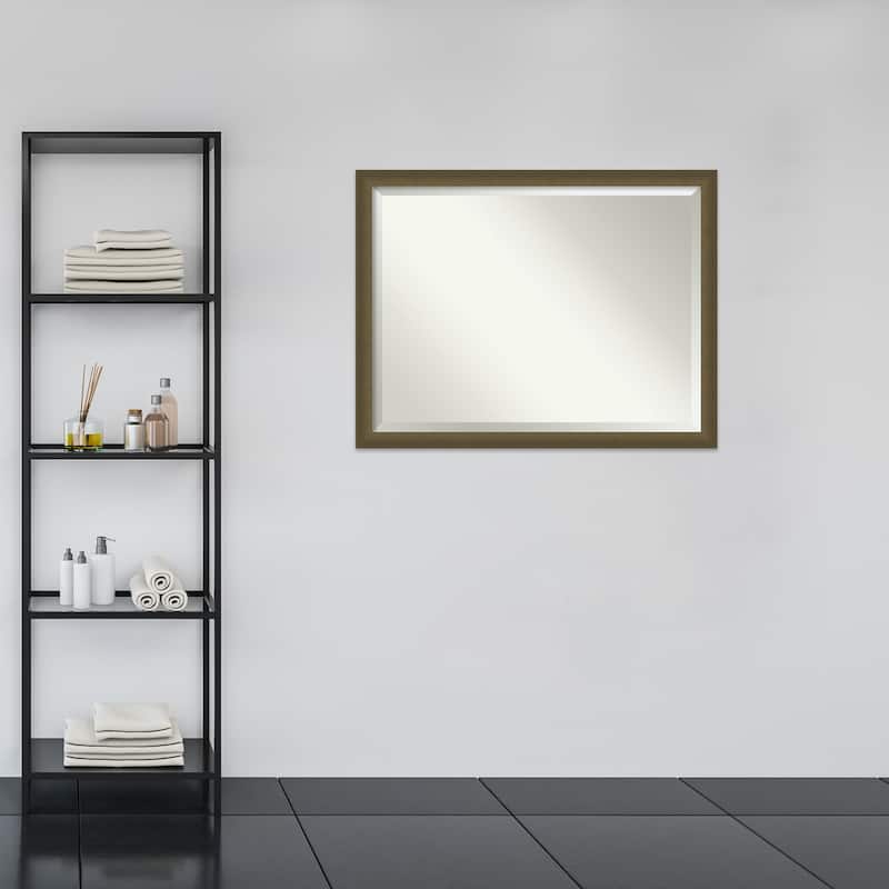 Blaine Narrow Beveled Framed Bathroom Vanity Wall Mirror