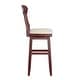 preview thumbnail 18 of 79, Eleanor Napoleon Back Wood Swivel Chair by iNSPIRE Q Classic