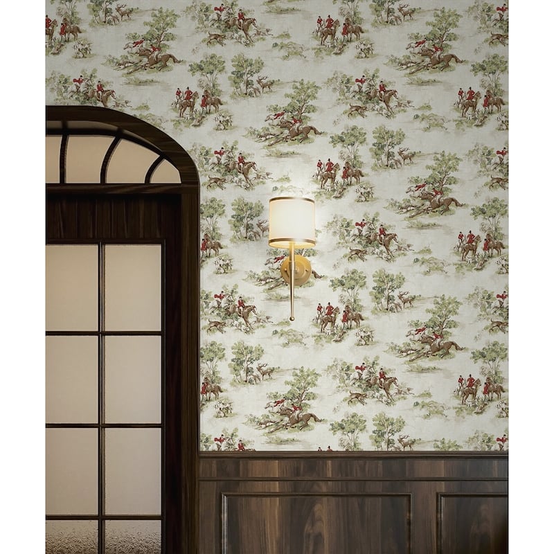 Harry & Grace Horse Race Peel and Stick Wallpaper