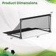 preview thumbnail 15 of 24, Costway 4ft x 2ft/5ft x 2.5ft Portable POP Up Toddler Soccer Net with