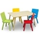 preview thumbnail 2 of 3, Delta Children Kids Table and Chair Set (4 Chairs Included) - N/A