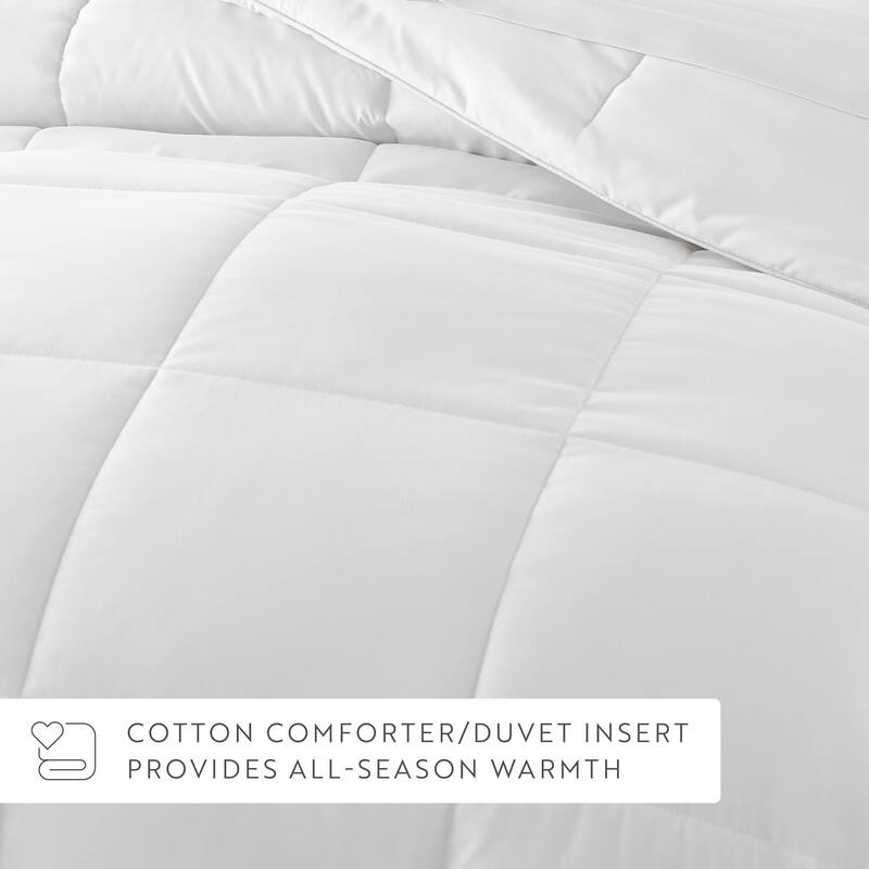 Becky Cameron Ultra Soft 100% Cotton Comforter & Duvet Cover Bundle