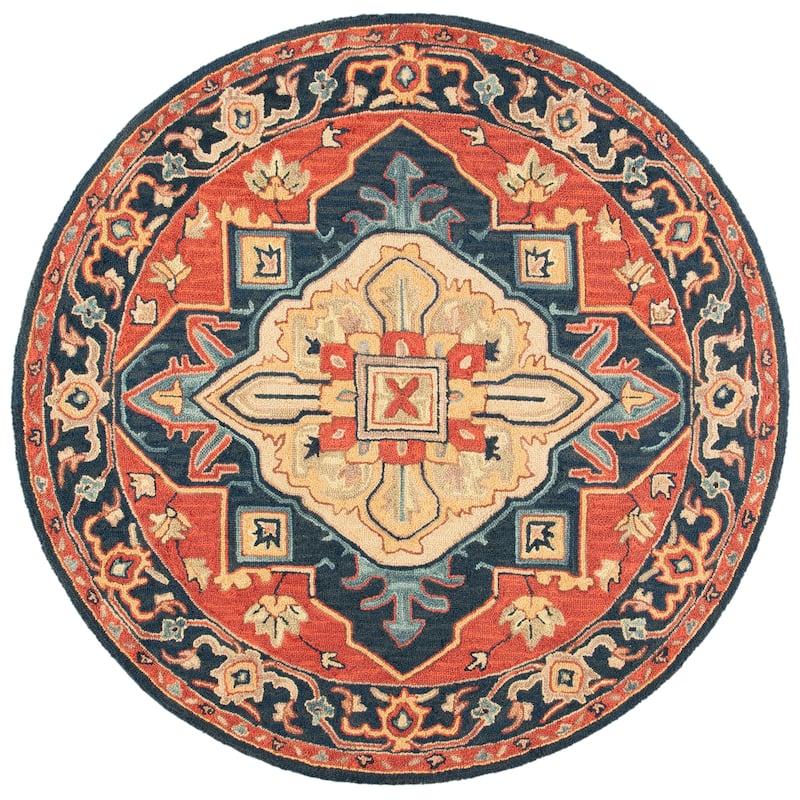 SAFAVIEH Handmade Heritage Shena Traditional Wool Rug