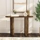 preview thumbnail 1 of 5, Indigo Road by Egypt Sherrod x East at Main Felix Four Column Solid Wood Console Table - 15"H 15"H - Wood