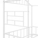 preview thumbnail 24 of 25, Twin Metal House Bed Frame with Slats, Treehouse Design for Kids