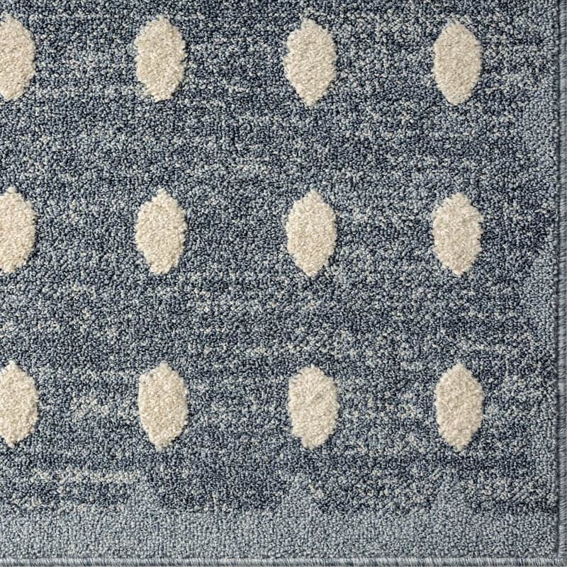 Luxe Weavers Modern Geometric Dots Area Rug, Indoor Carpet