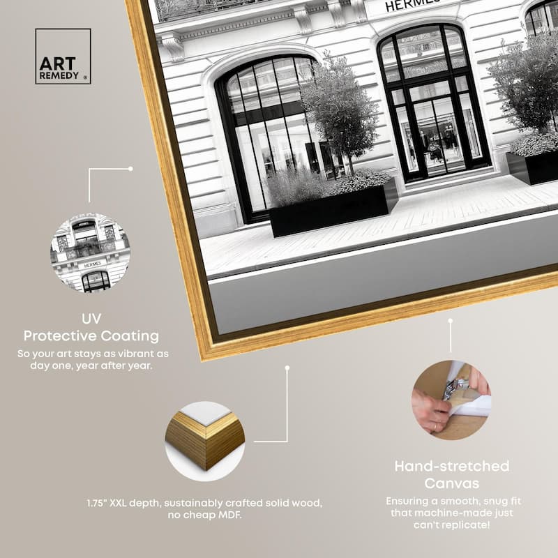 Lux Store Front Canvas by Art Remedy