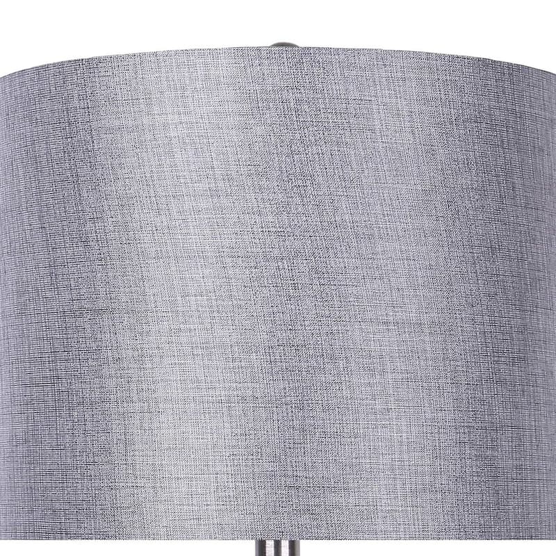 Porch & Den Bakkom 25 " Metal Table Lamp with USB Port (Set of 2)