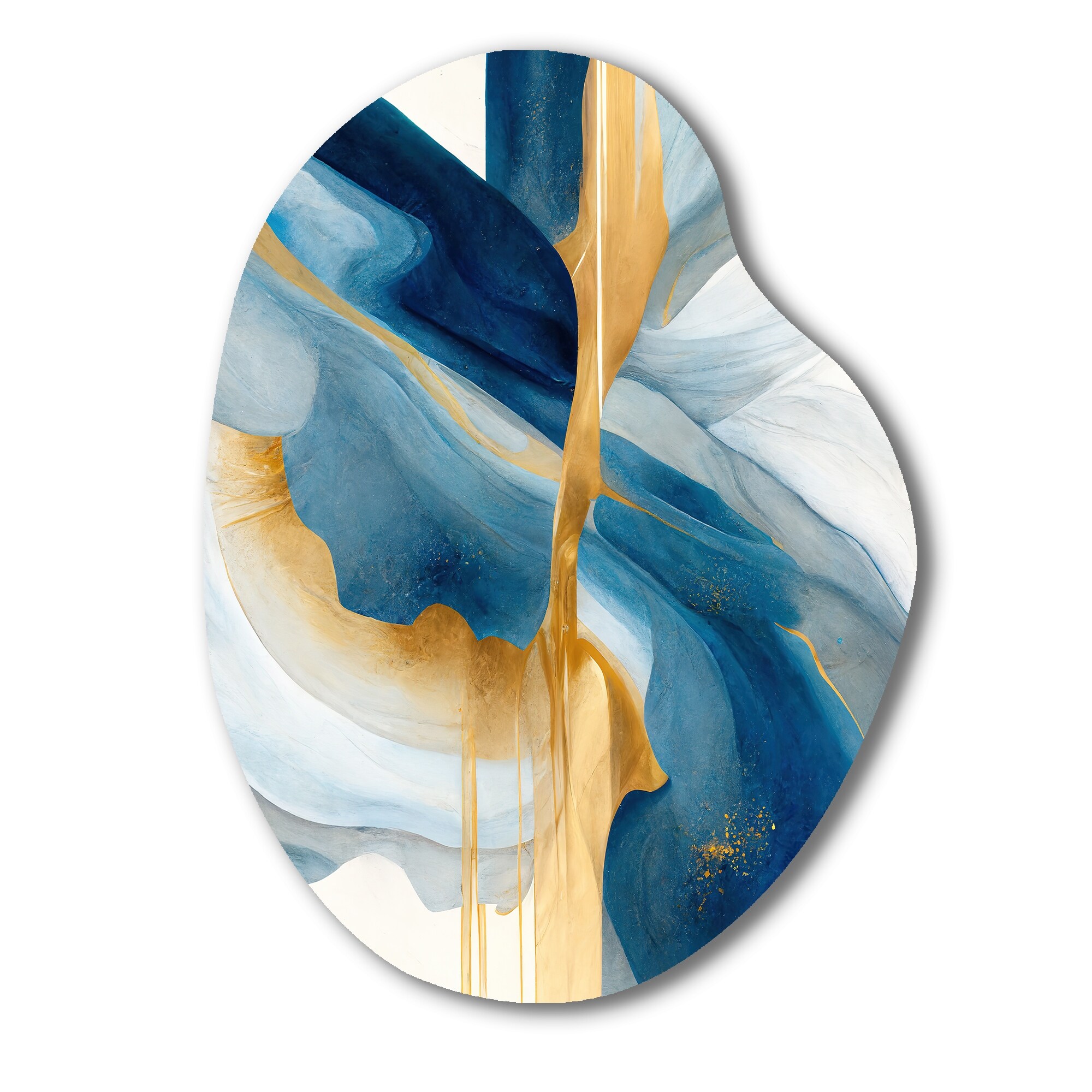 Designart - Bold Expression Art I - Abstract Spirals Metal