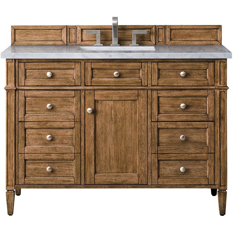 James Martin Vanities 650-V48-FEJP Brittany 48" Free Standing Single - Saddle Brown