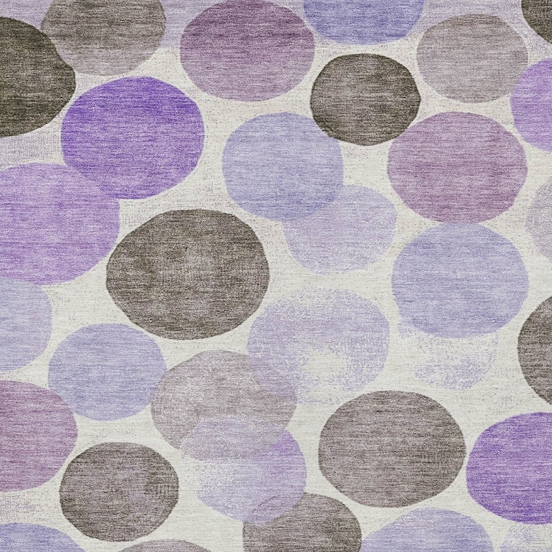HomeRoots Geometric Transitional Rectangle Outdoor Rug