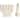 Aria Home White Small Curved Candelabra for Skinny Candles Modern Home Accent