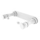 preview thumbnail 22 of 27, Allied Brass Traditional Style Rollerless Toilet Tissue Holder Matte White