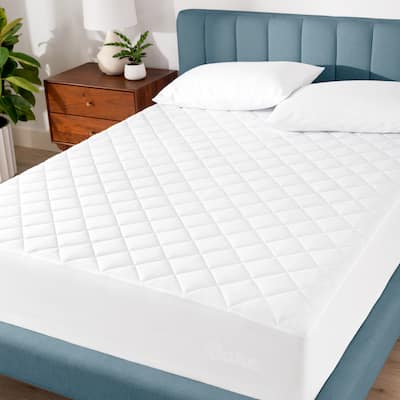 Bare Home Quilted Hypoallergenic Fitted Mattress Pad