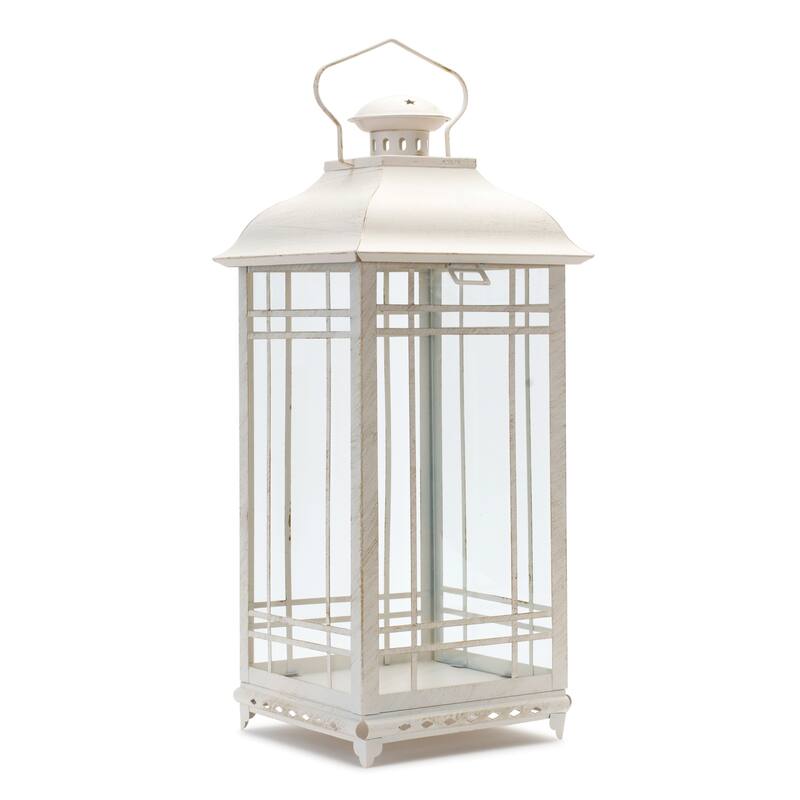 Metal Lantern (Set of 3) - 8.5 x 19.25; 7.5 x 16.25; 6.25 x 13.25