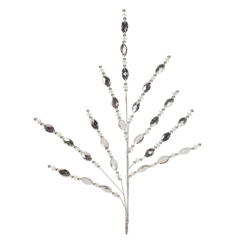 Artificial Christmas Beaded Jewel Spray - 33.75" - Set of 2