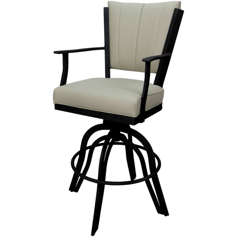 Montana Beige Swivel Tilt Metal 30" or Counter 26" Bar Stool