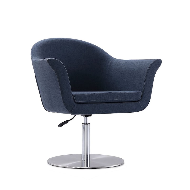 Manhattan Comfort Voyager Metal Woven Swivel Adjustable Accent Chair (Set of 2)