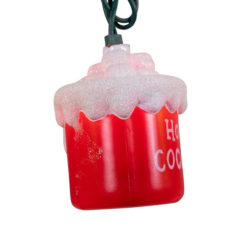 Kurt Adler 9-Foot UL 10-Light "Hot Cocoa" Light Set