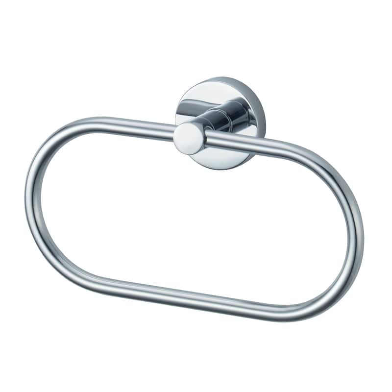 Kosmos Towel Ring Chrome