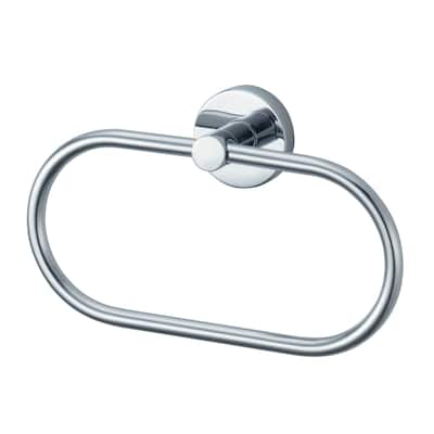 Kosmos Towel Ring Chrome