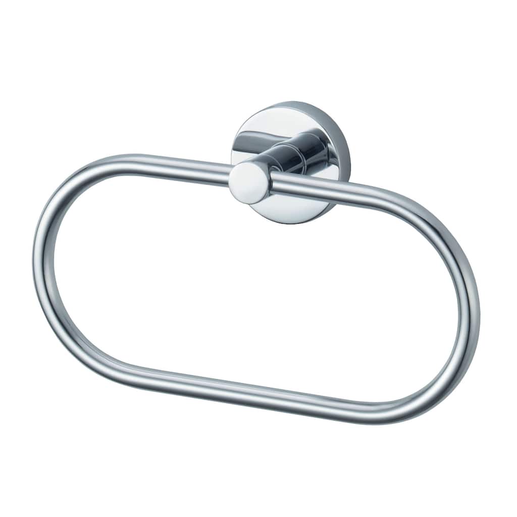 Kosmos Towel Ring Chrome