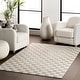 preview thumbnail 2 of 16, Nuloom Alaiya Checkered Machine Washable Area Rug 10' x 13' - Cream