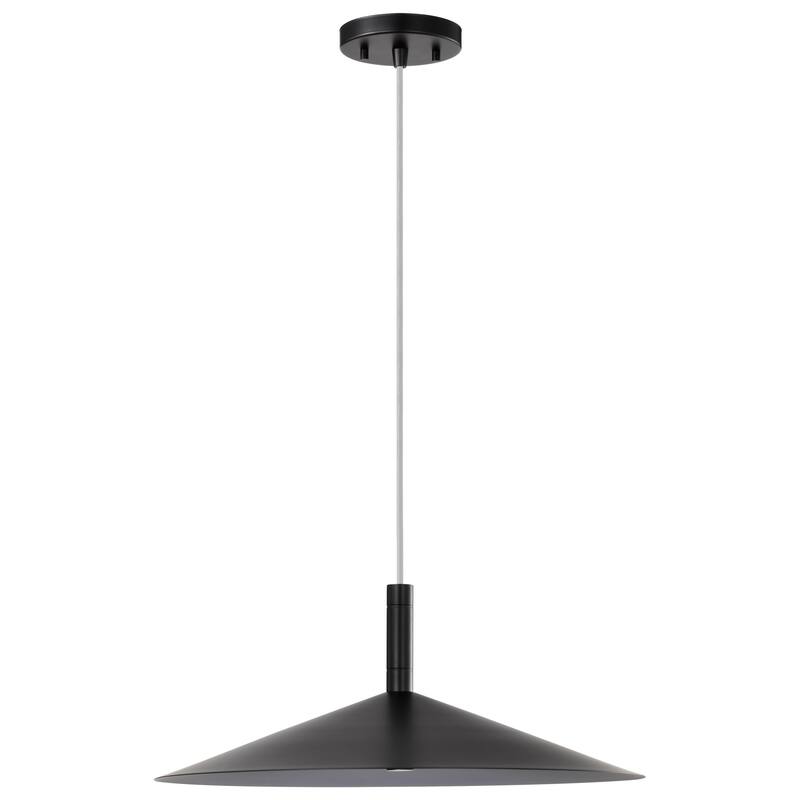 Corrine 18 Inch LED Pendant Matte Black 3K/4K/5K CCT Selectable - Matte Black