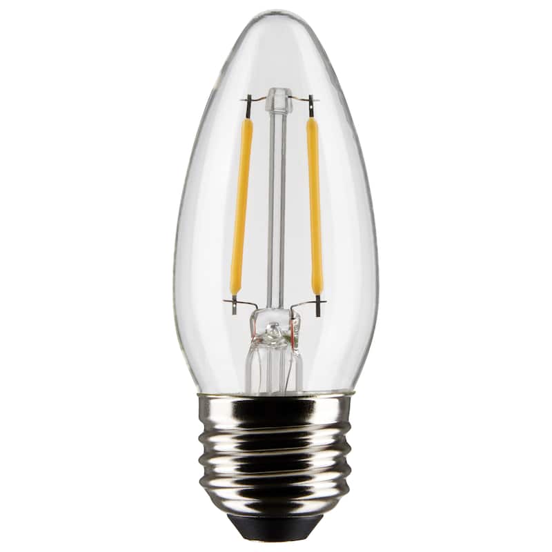 3 Watt B11 LED - Clear - Medium base - 90 CRI - 2700K - 120 Volt