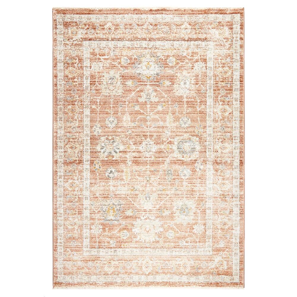 Terra by Obeetee Umbria Persian Border Rug