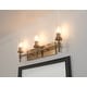 preview thumbnail 7 of 11, AFX HNTV2411MB Huntington 3 Light 24" Wide Vanity Light with Ribbed